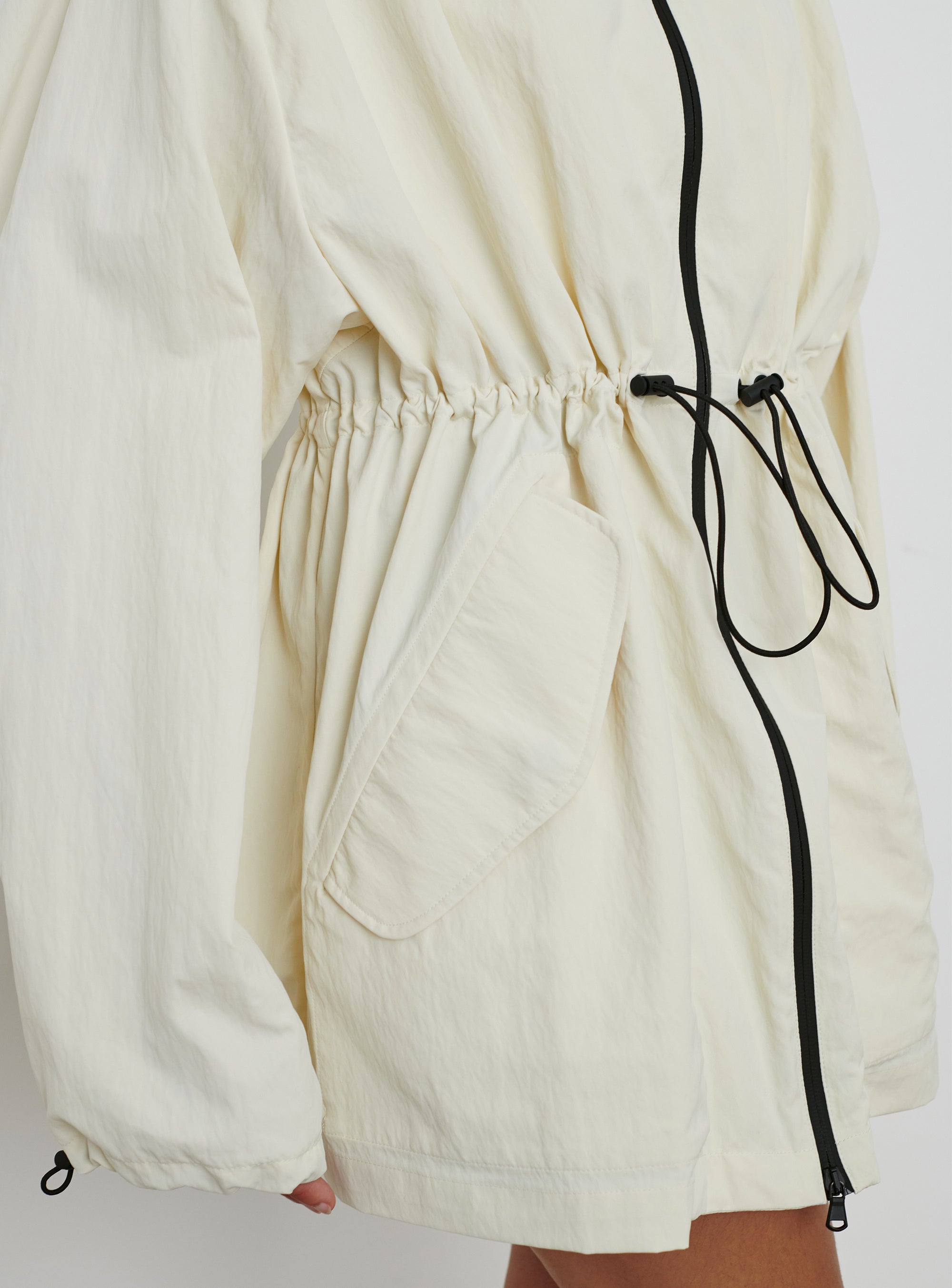 RHW Crop Anorak - Ivory