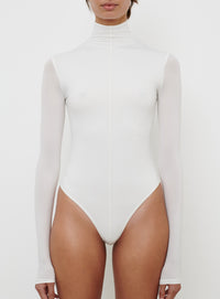 RHW Long Sleeve Bodysuit - Ivory