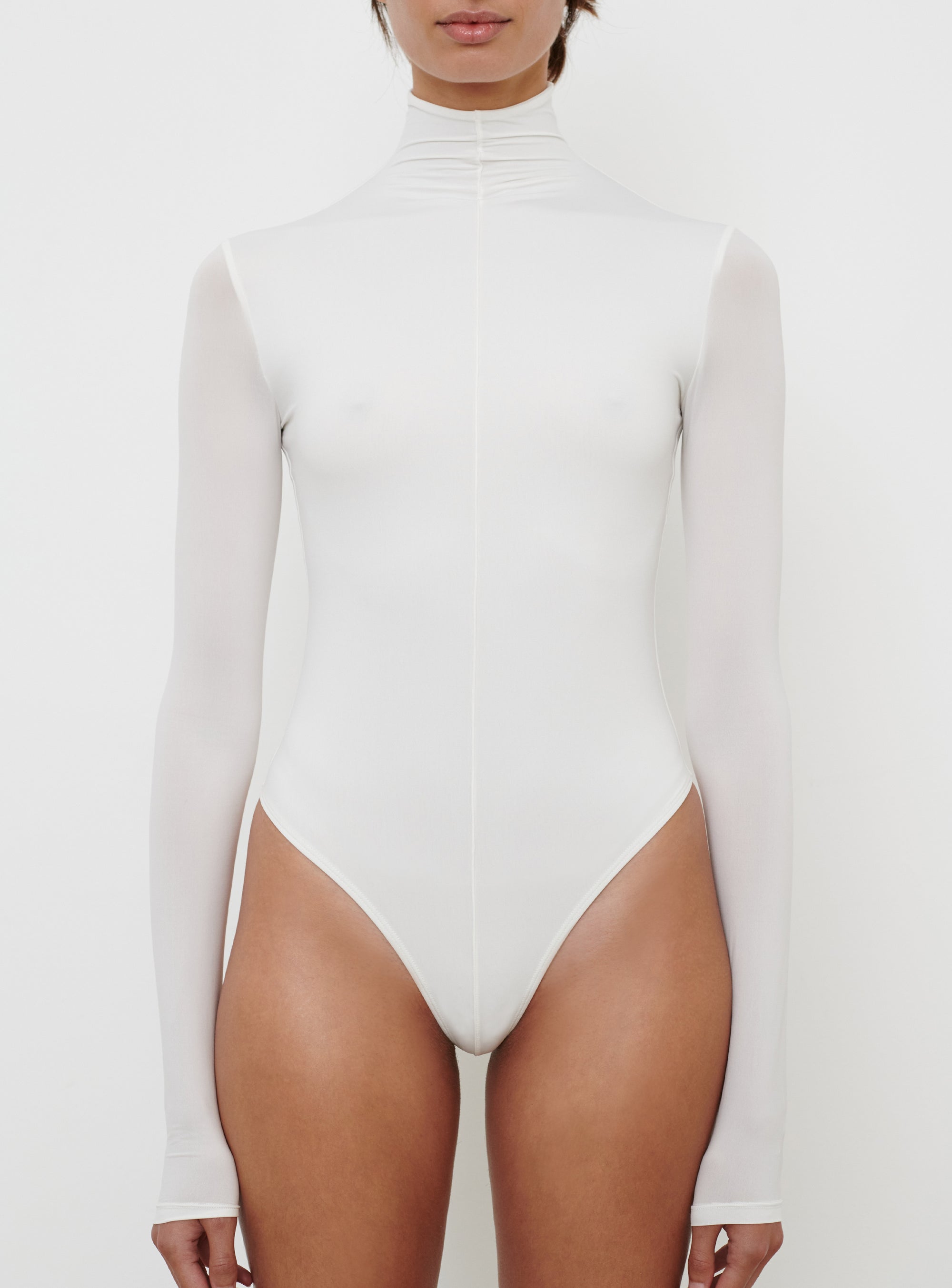 RHW Long Sleeve Bodysuit - Ivory