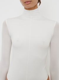 RHW Long Sleeve Bodysuit - Ivory