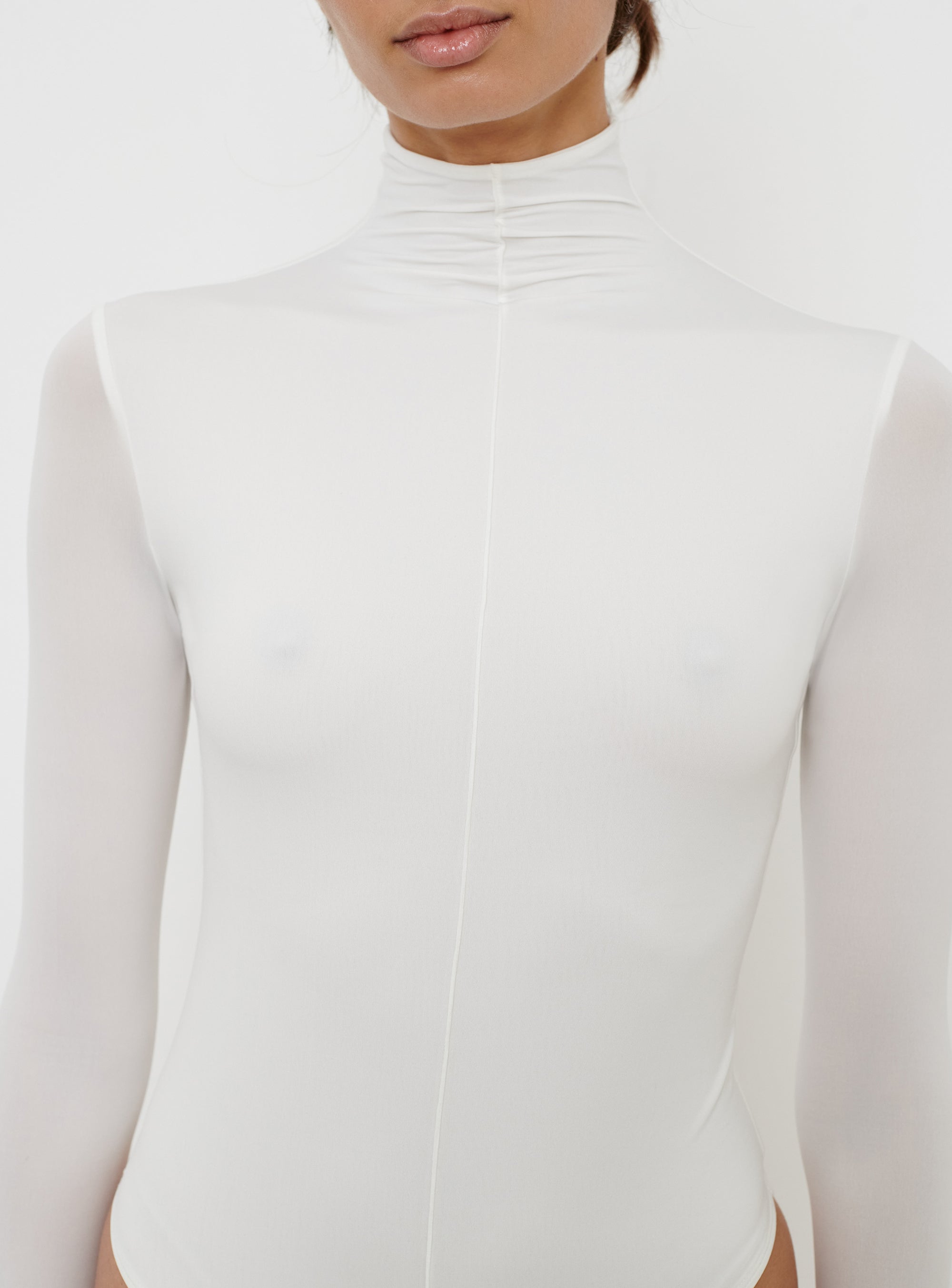 RHW Long Sleeve Bodysuit - Ivory