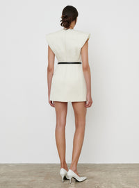 RHW Sculpted Dress Mini - Ivory