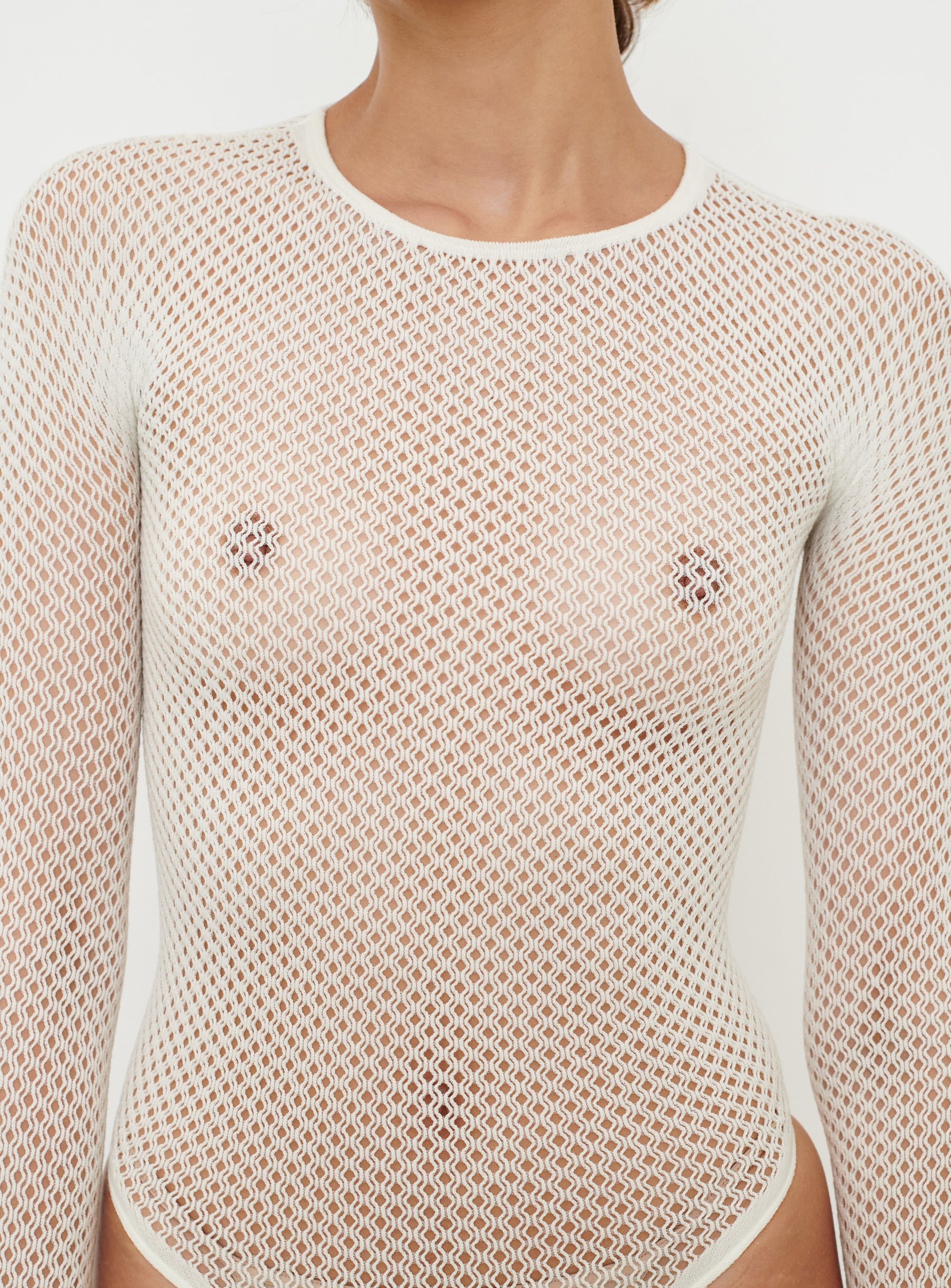 RHW Web Bodysuit - Ivory