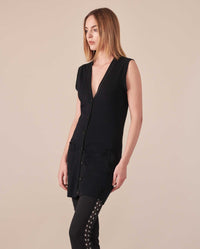 Black / Cardigan Ribella