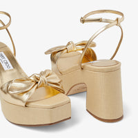 ZNO STOCK 0 / Reco 150 GOLD/NATURAL Casual Wedge RICIA 95