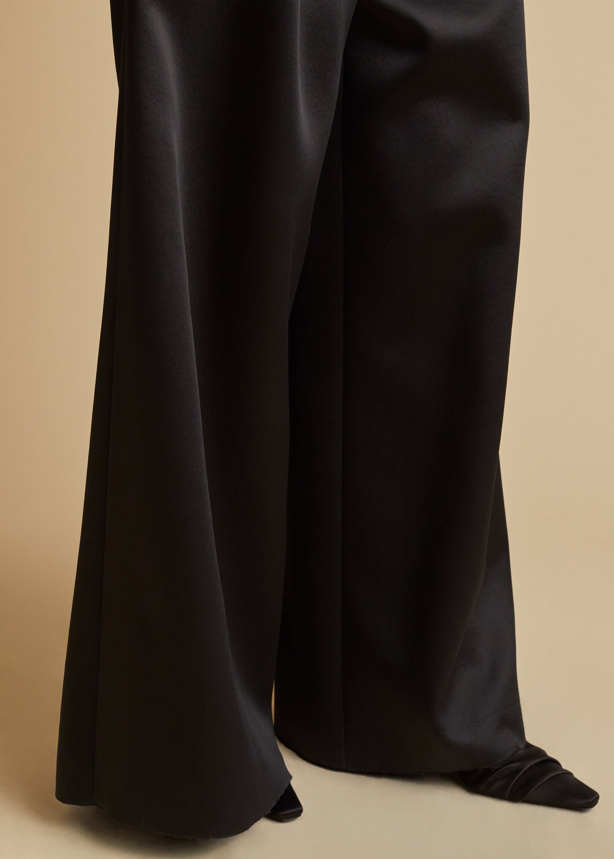 Rico pant in wool - Black