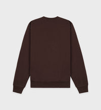 Sweatshirt Riding Club imprimé - Chocolate