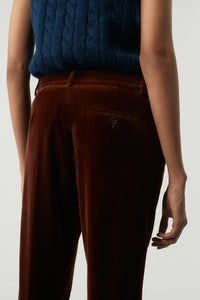 NOISETTE _ Pantalon Adele en coton - Noisette