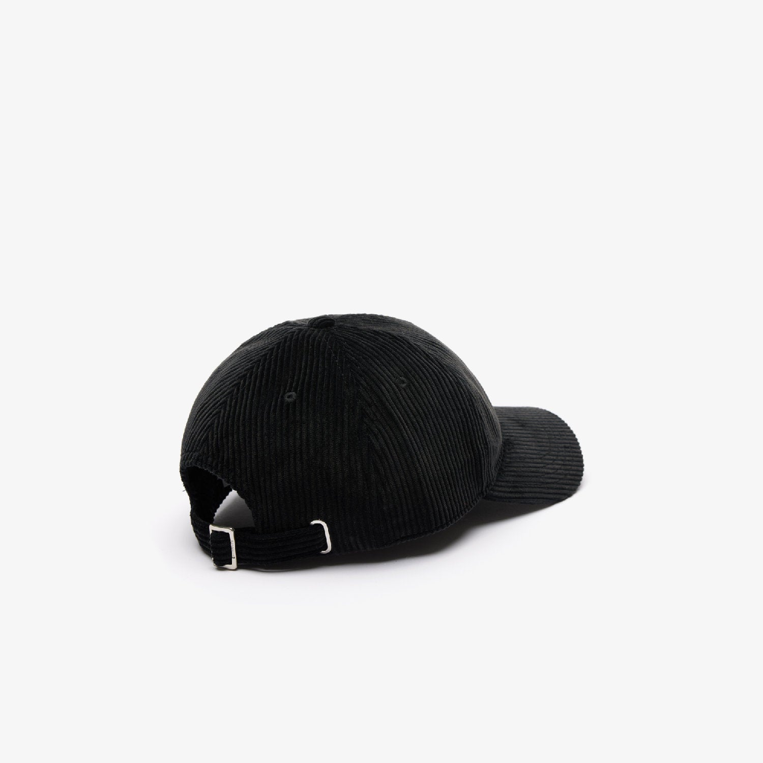 Casquette avec logo en velours côtelé - Noir