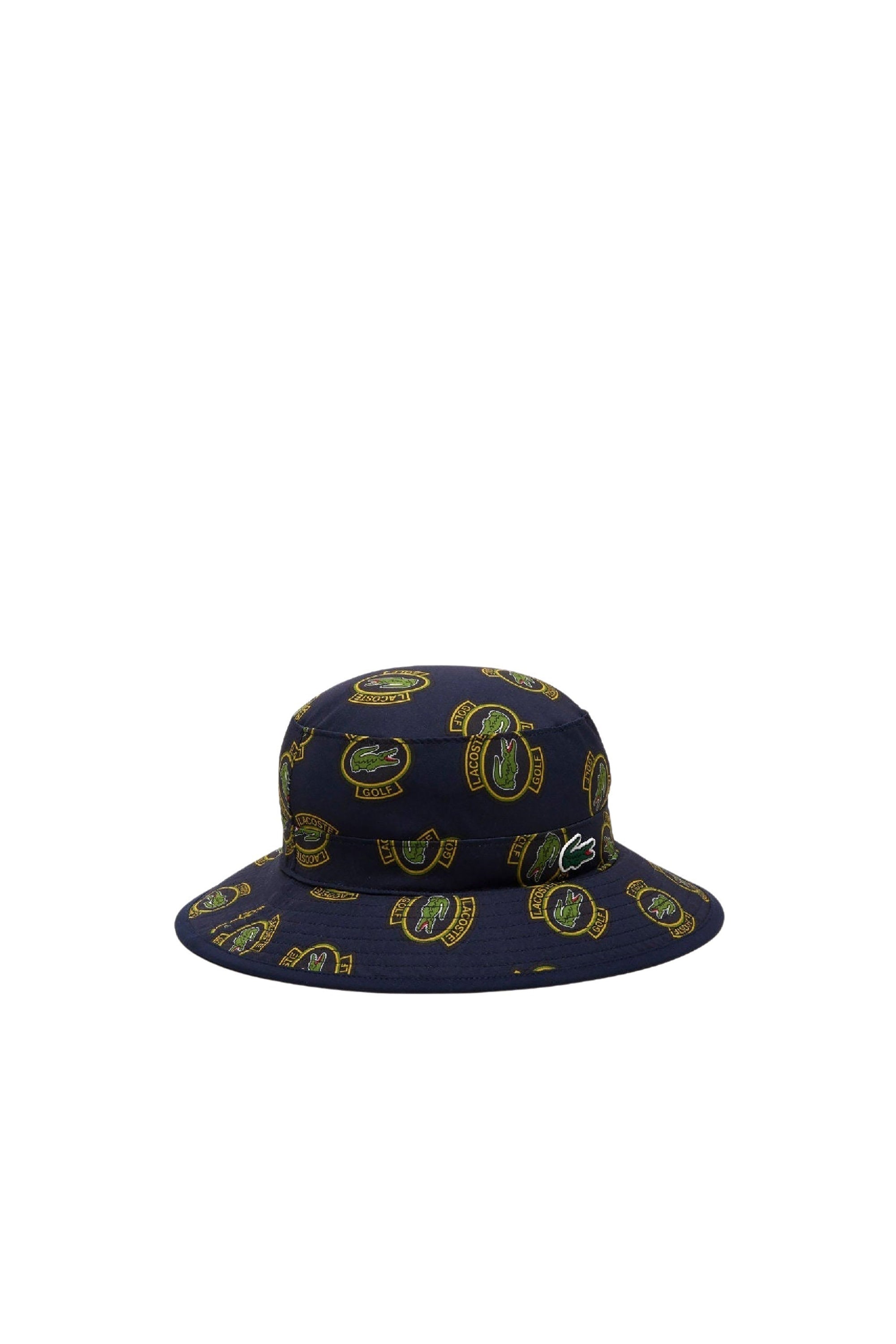 Chapeau Golf imprimé à protection UV - Marine & Ananas Noir