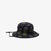 Chapeau Golf imprimé à protection UV - Marine & Ananas Noir