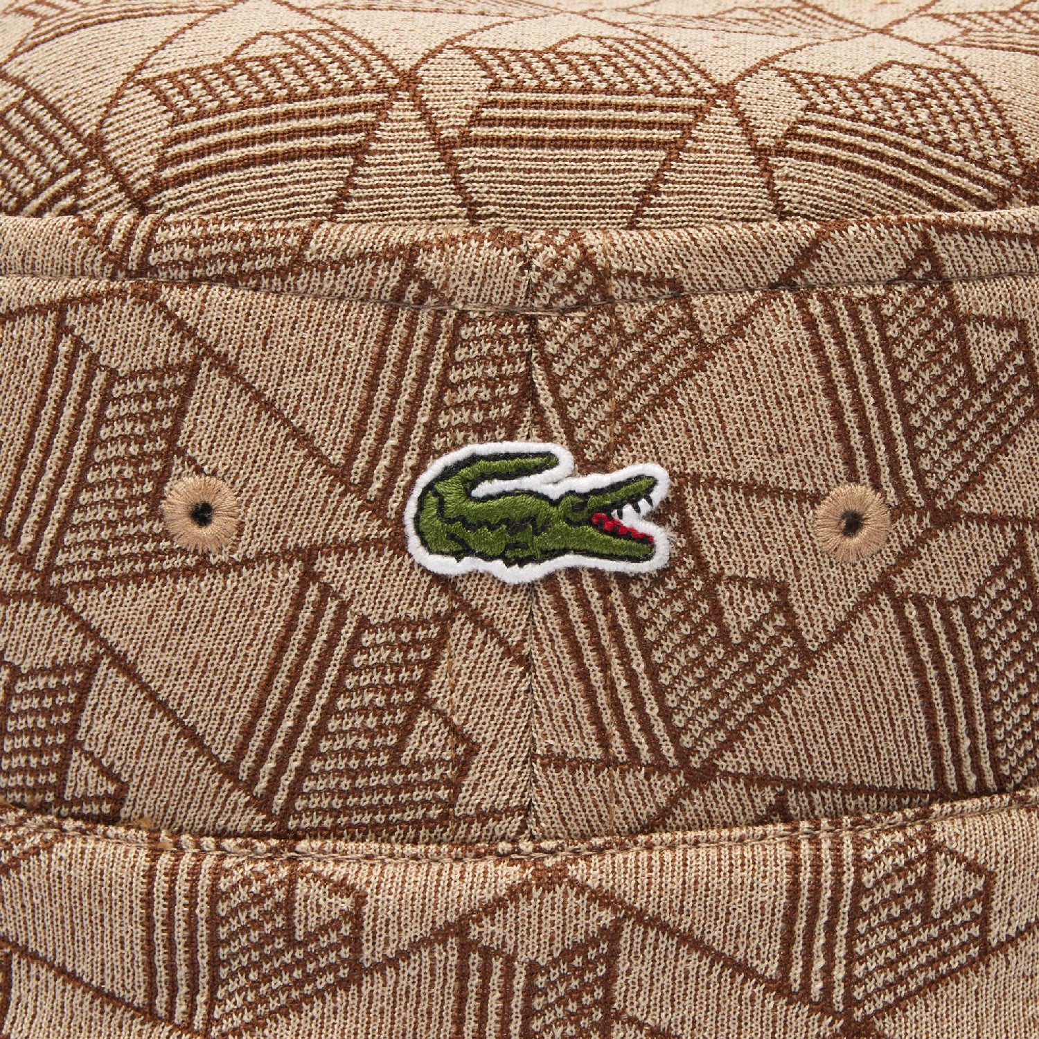 Bob réversible en jacquard monogramme - Croissant & Cookie