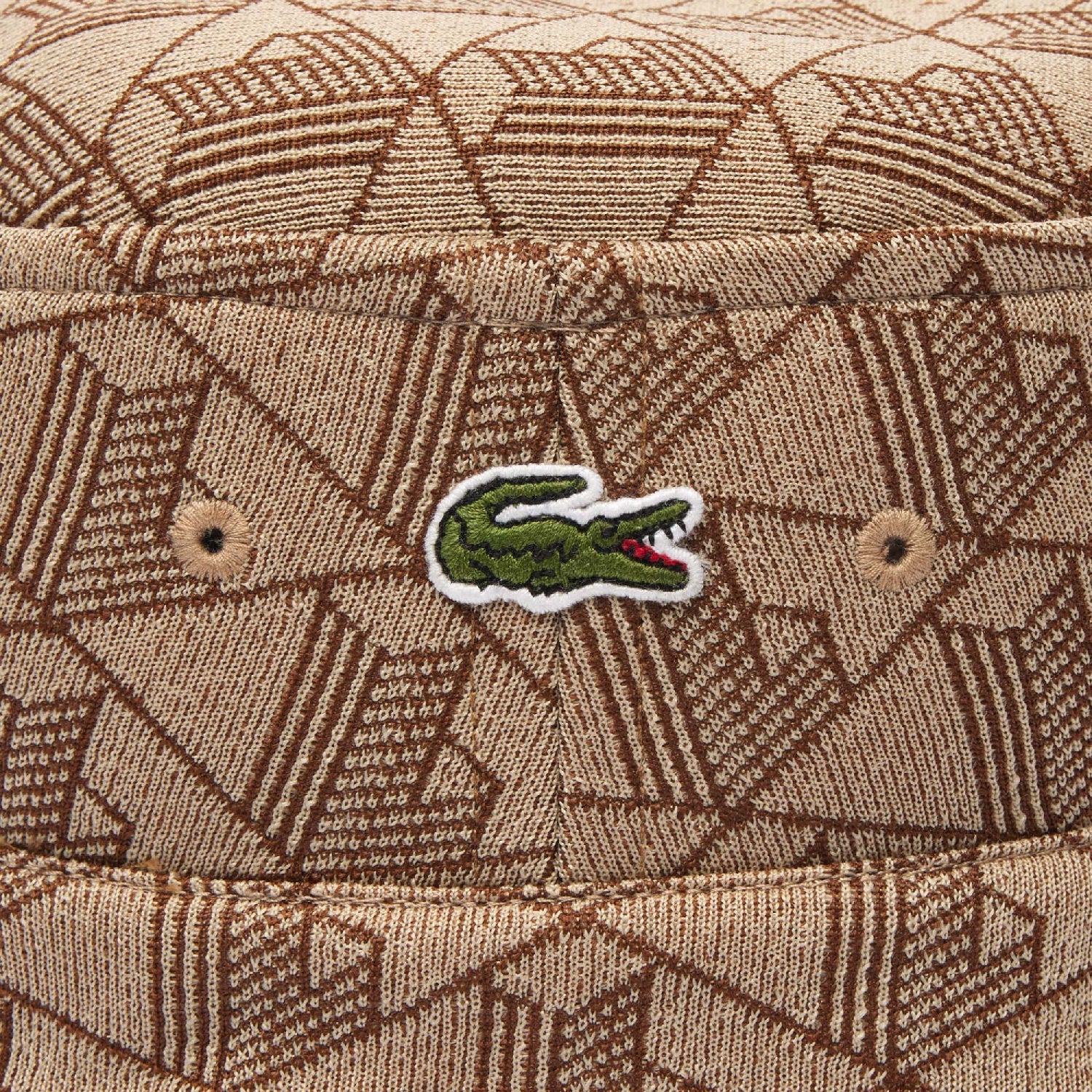 Bob réversible en jacquard monogramme - Croissant & Cookie