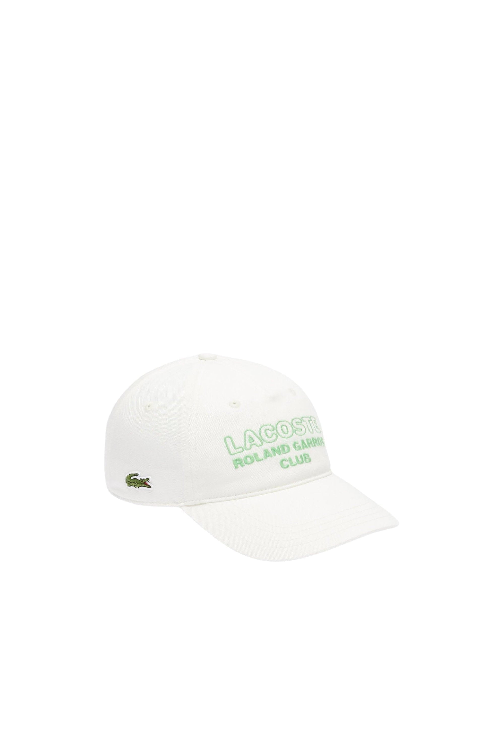 Casquette Lacoste x Roland-Garros brodée - Farine