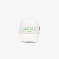 Casquette Lacoste x Roland-Garros brodée - Farine