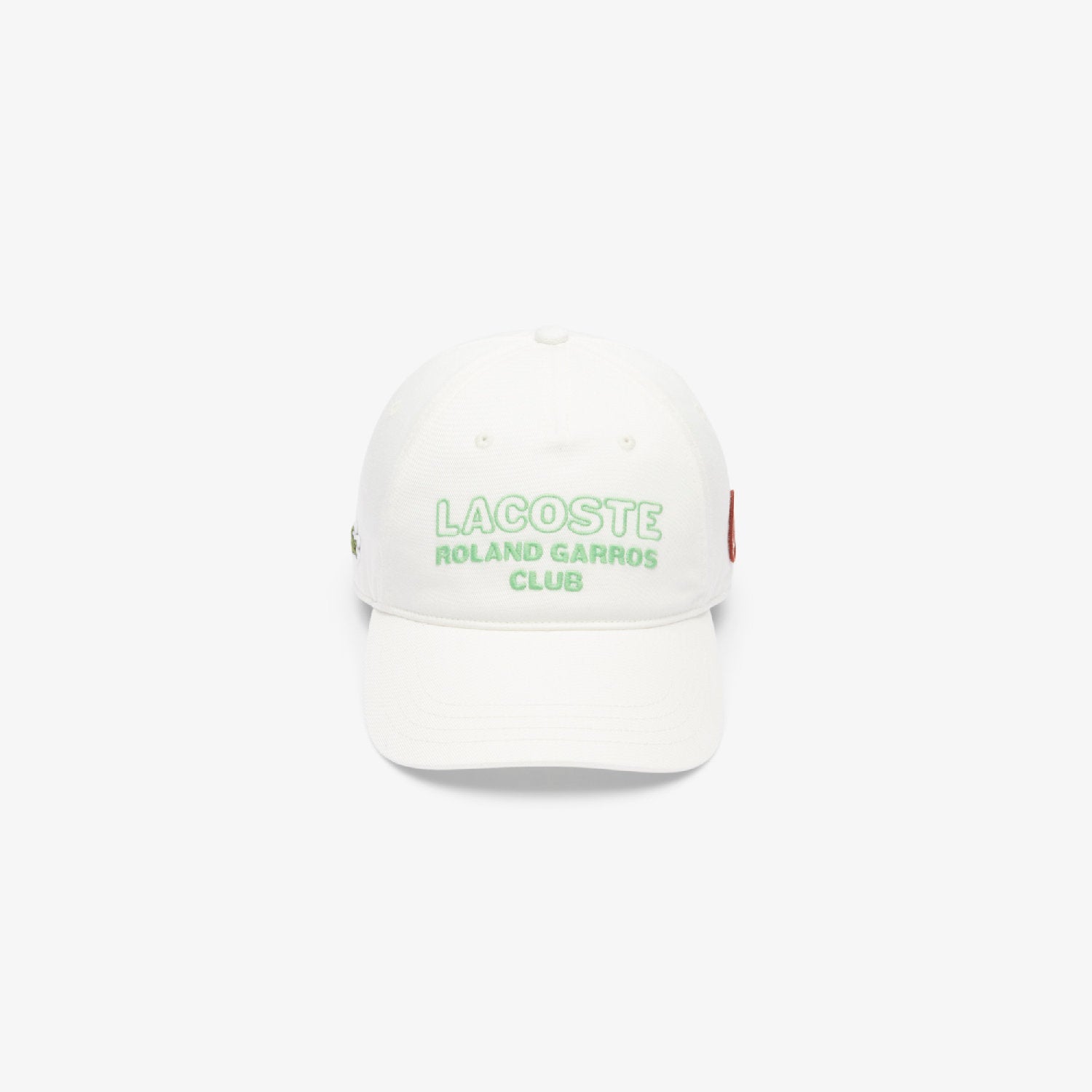 Casquette Lacoste x Roland-Garros brodée - Farine