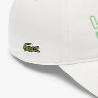 Casquette Lacoste x Roland-Garros brodée - Farine