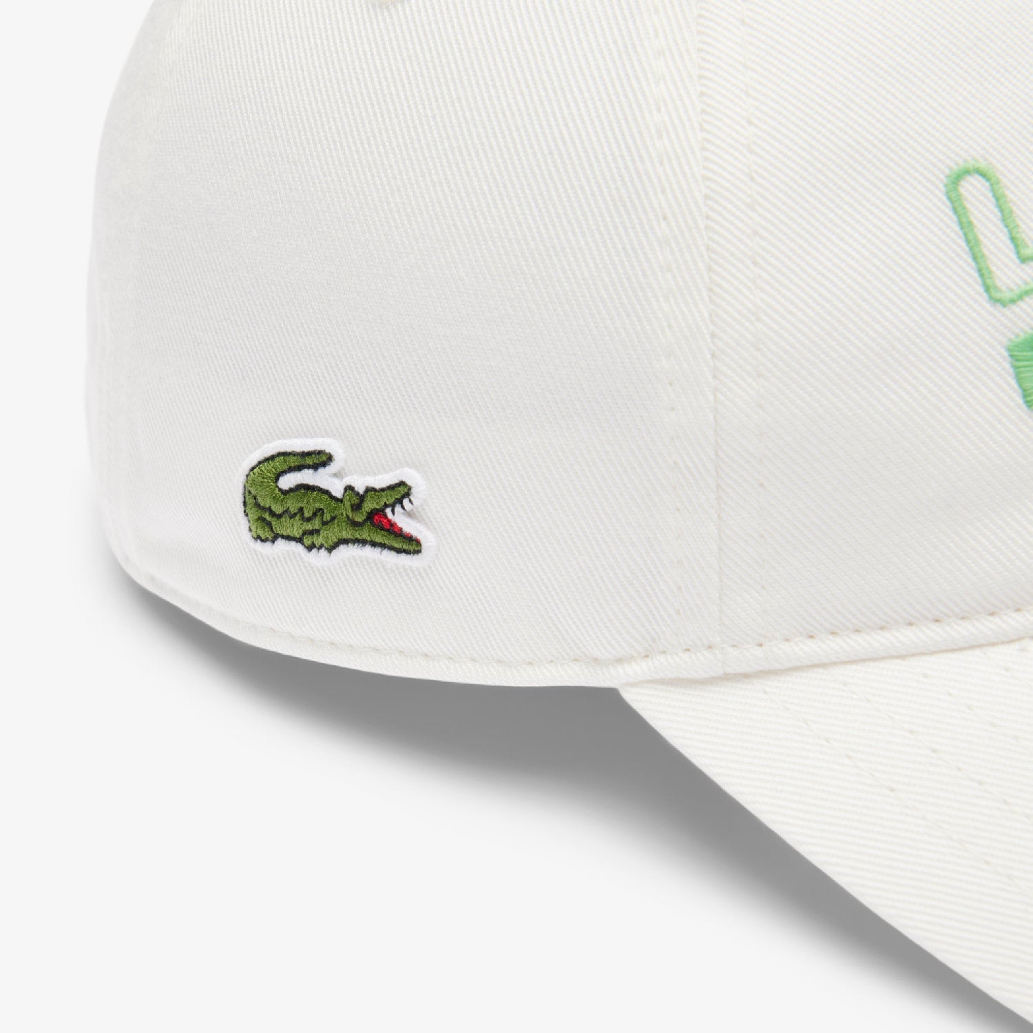 Casquette Lacoste x Roland-Garros brodée - Farine