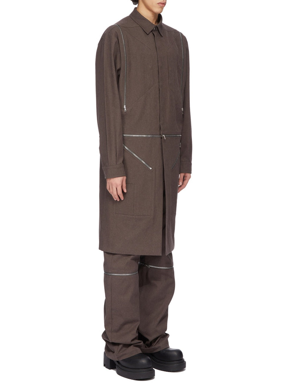 Surchemise longue Heizer - Ash