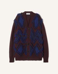 Cardigan oversize en jacquard - Bacchus