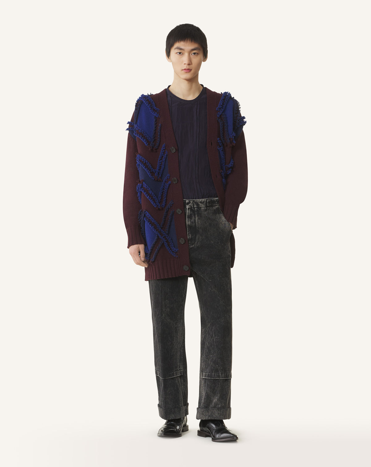 Cardigan oversize en jacquard - Bacchus