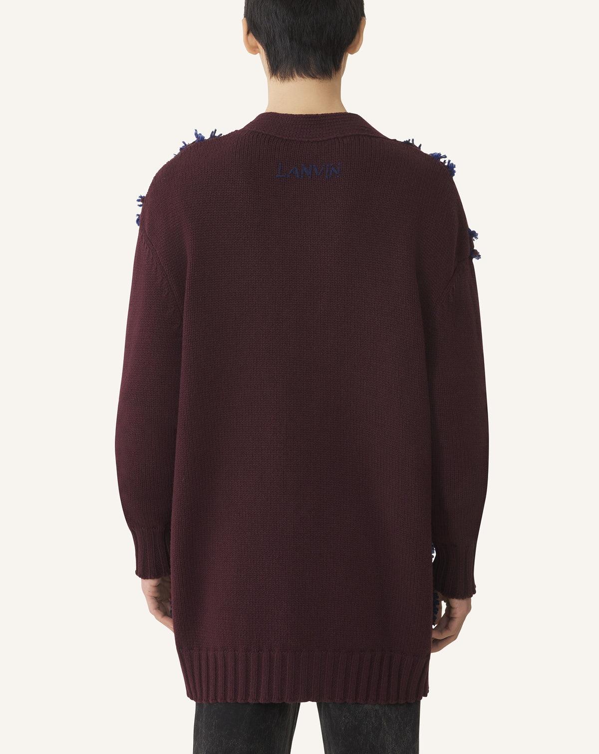 Cardigan oversize en jacquard - Bacchus