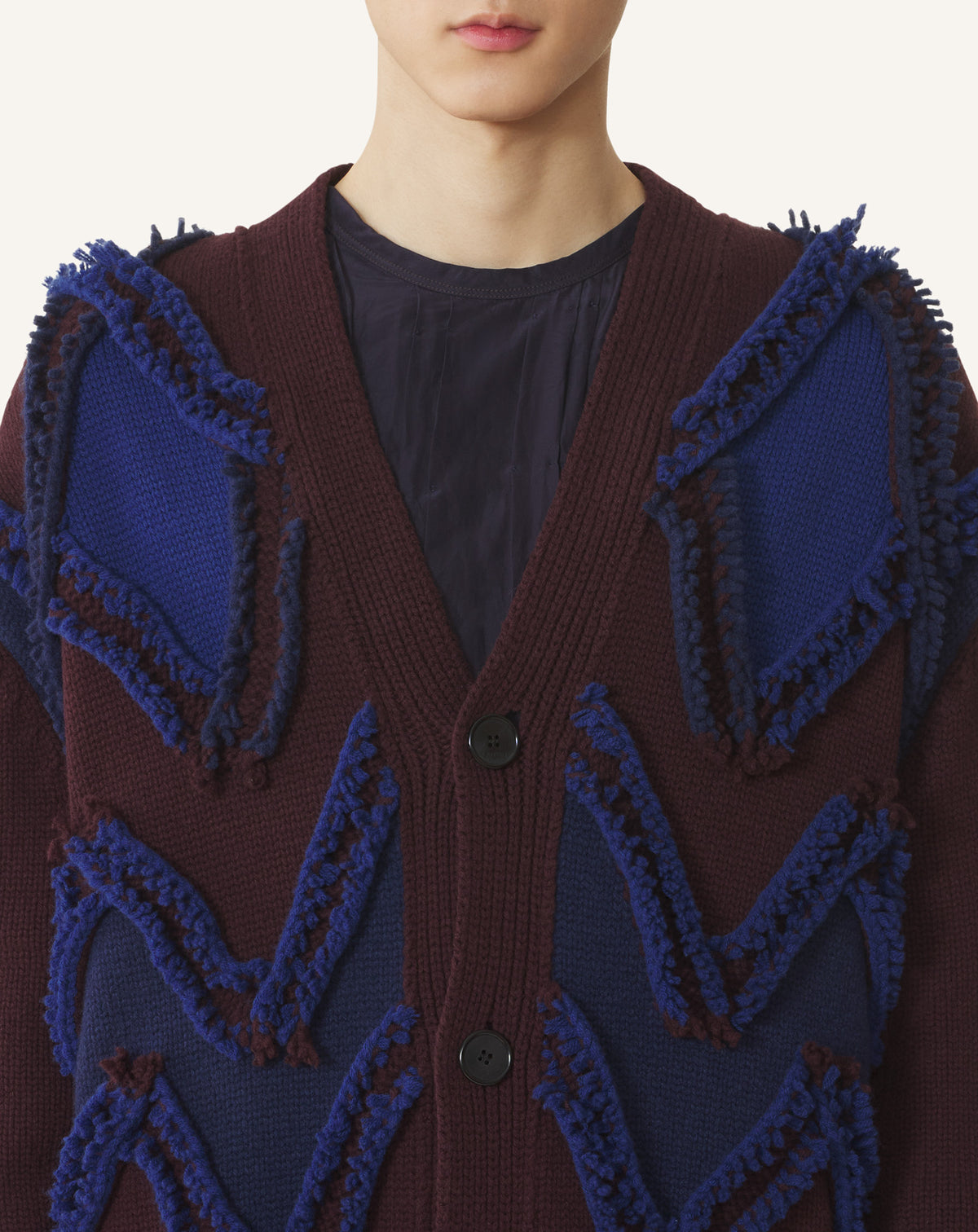 Cardigan oversize en jacquard - Bacchus