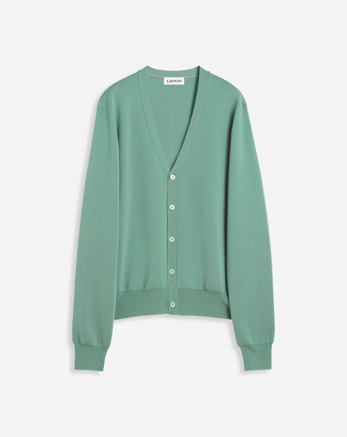 Cardigan col v - Vert de gris