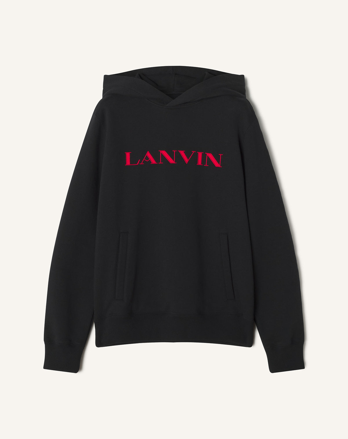 Hoodie logo lanvin - Noir