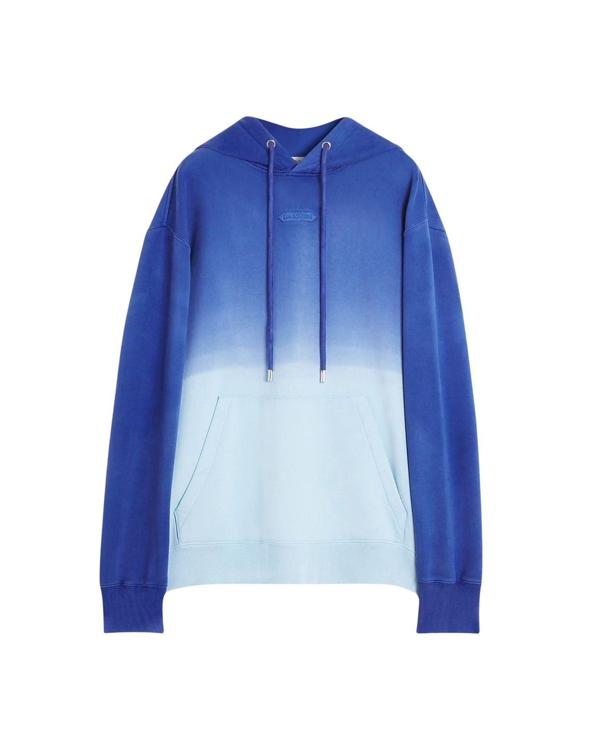Sweat à capuche patch Lanvin - Azur