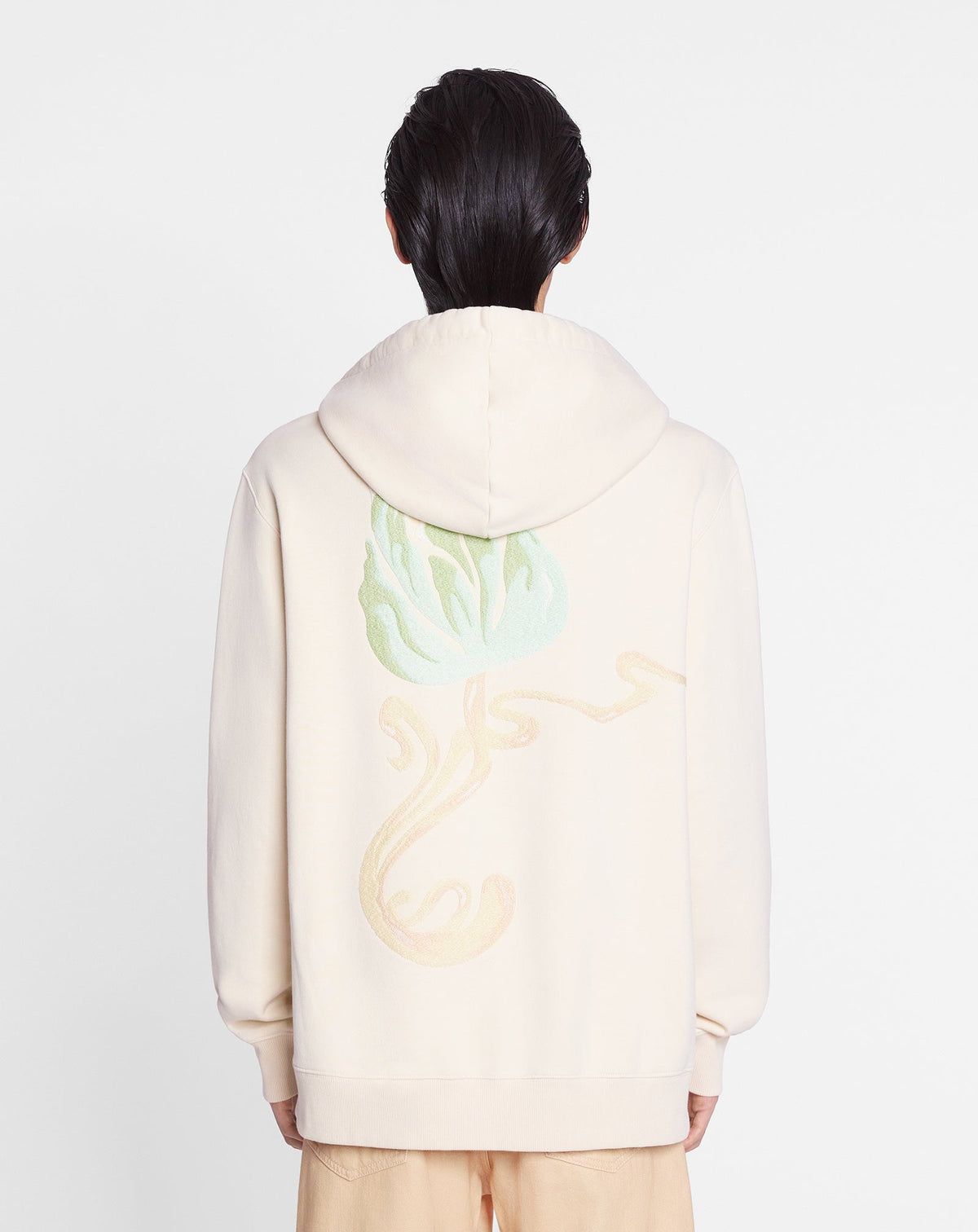 ZZNO STOCK VANILLE HOODIE PATCH FLEUR