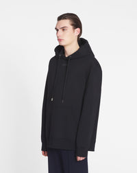 Hoodie patch lanvin - Noir
