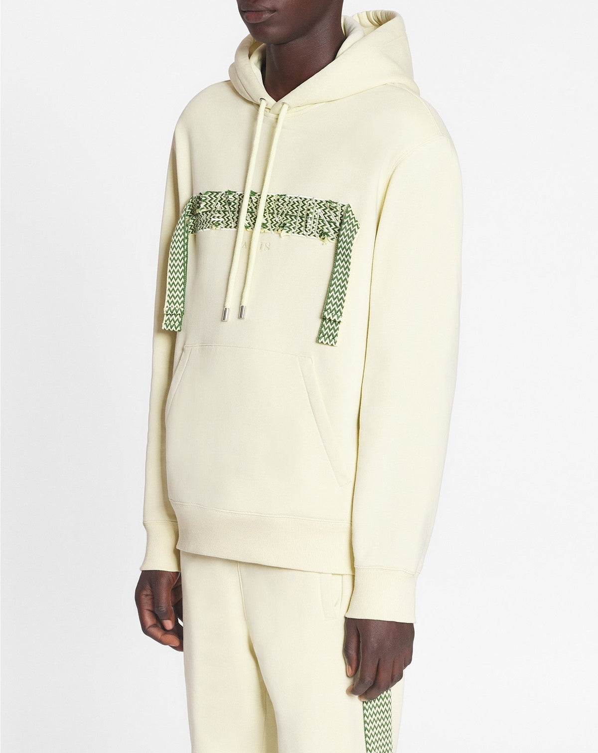 Sweat à capuche brodé Lanvin Curb - Quartz