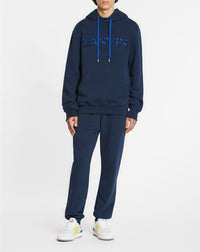 Curb emb hoodie - Encre