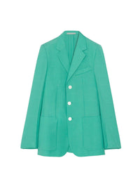 Veste 3 boutons avec poches en laine - Jade
