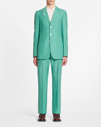 Veste 3 boutons avec poches en laine - Jade