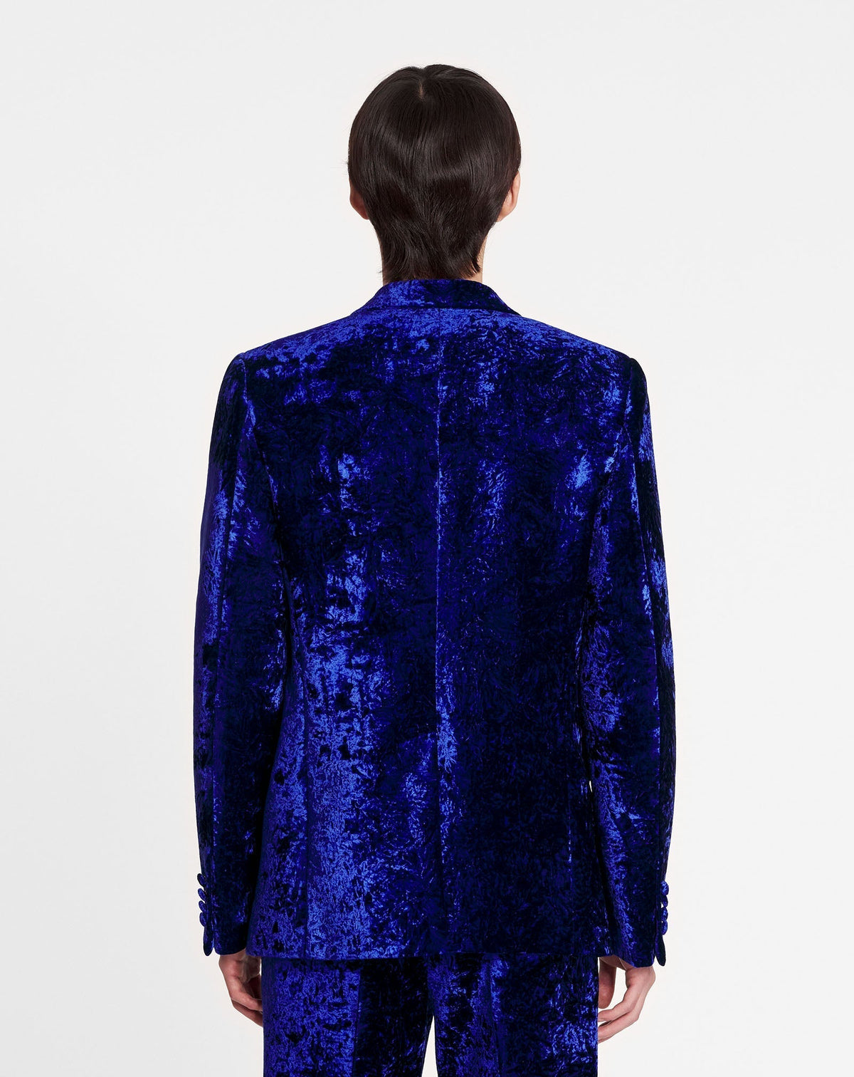 Blazer à simple boutonnage - Bleu Majorelle