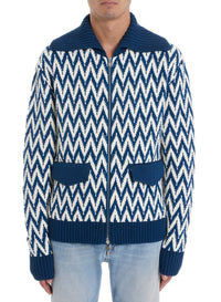 Veste chevron curb - P&role & ecru