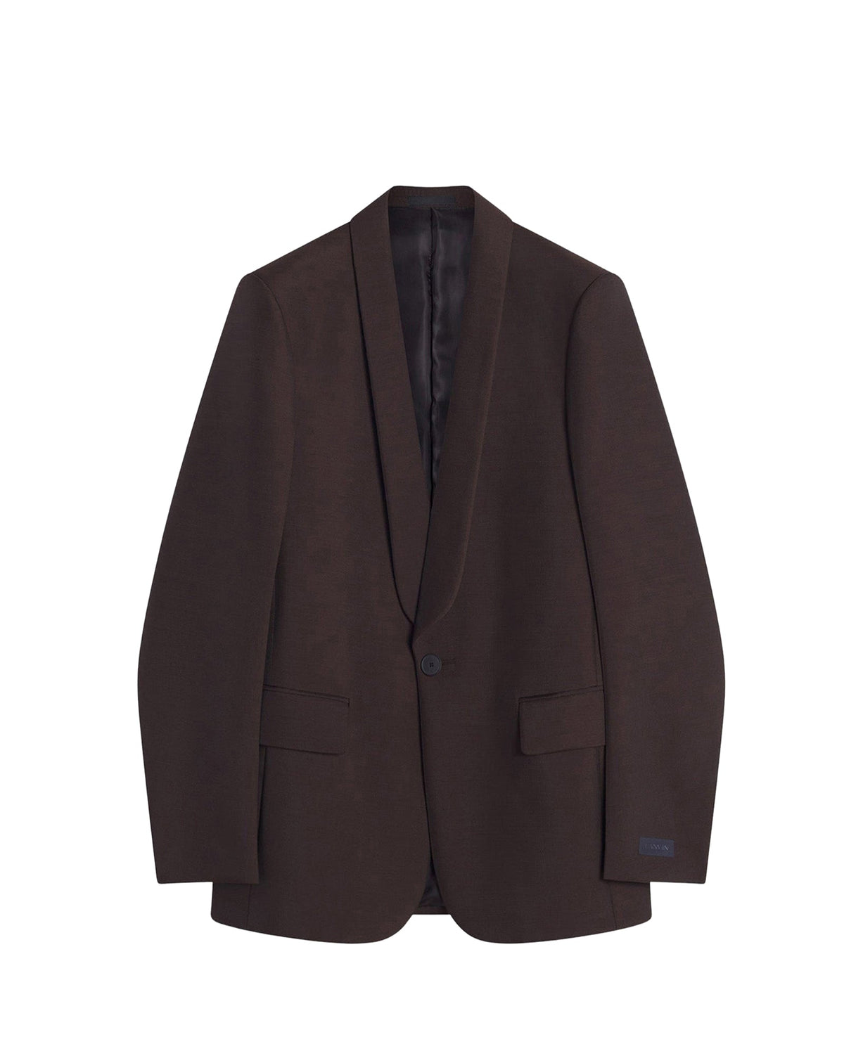 ZZNO STOCK ESPRESSO SHAWL COLLAR JACKET