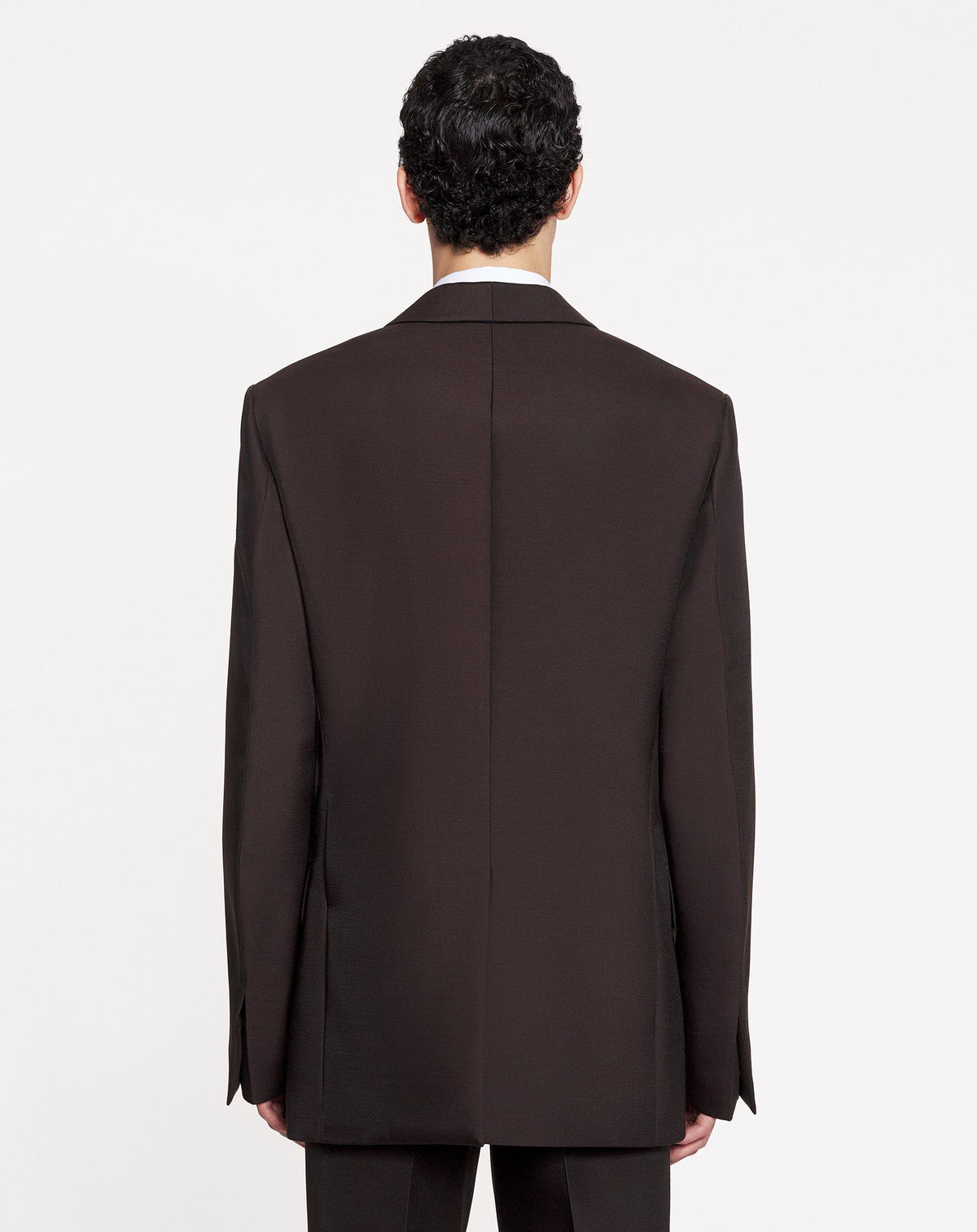 ZZNO STOCK ESPRESSO SHAWL COLLAR JACKET