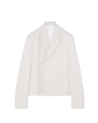 Blazer à poches en laine - Mastic