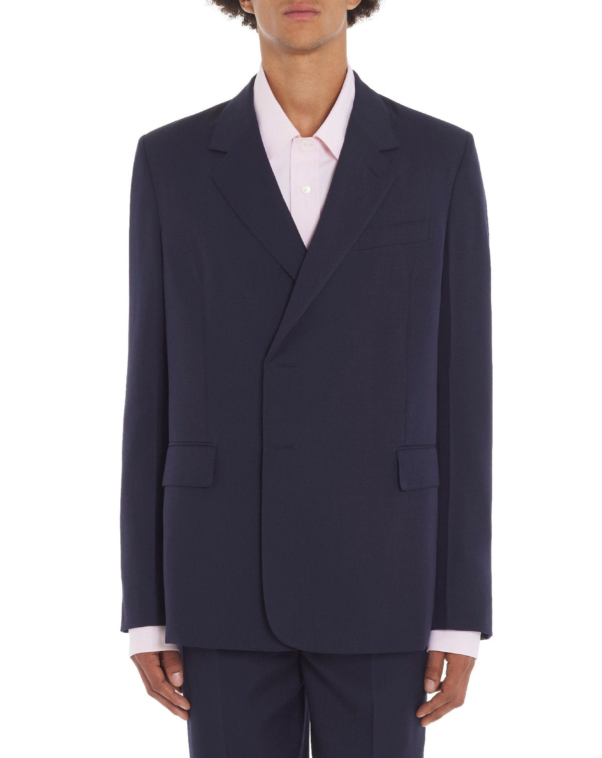 Veste simple boutonnage - Bleu marine
