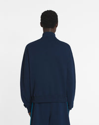 Veste zippée curb - Bleu pétrole