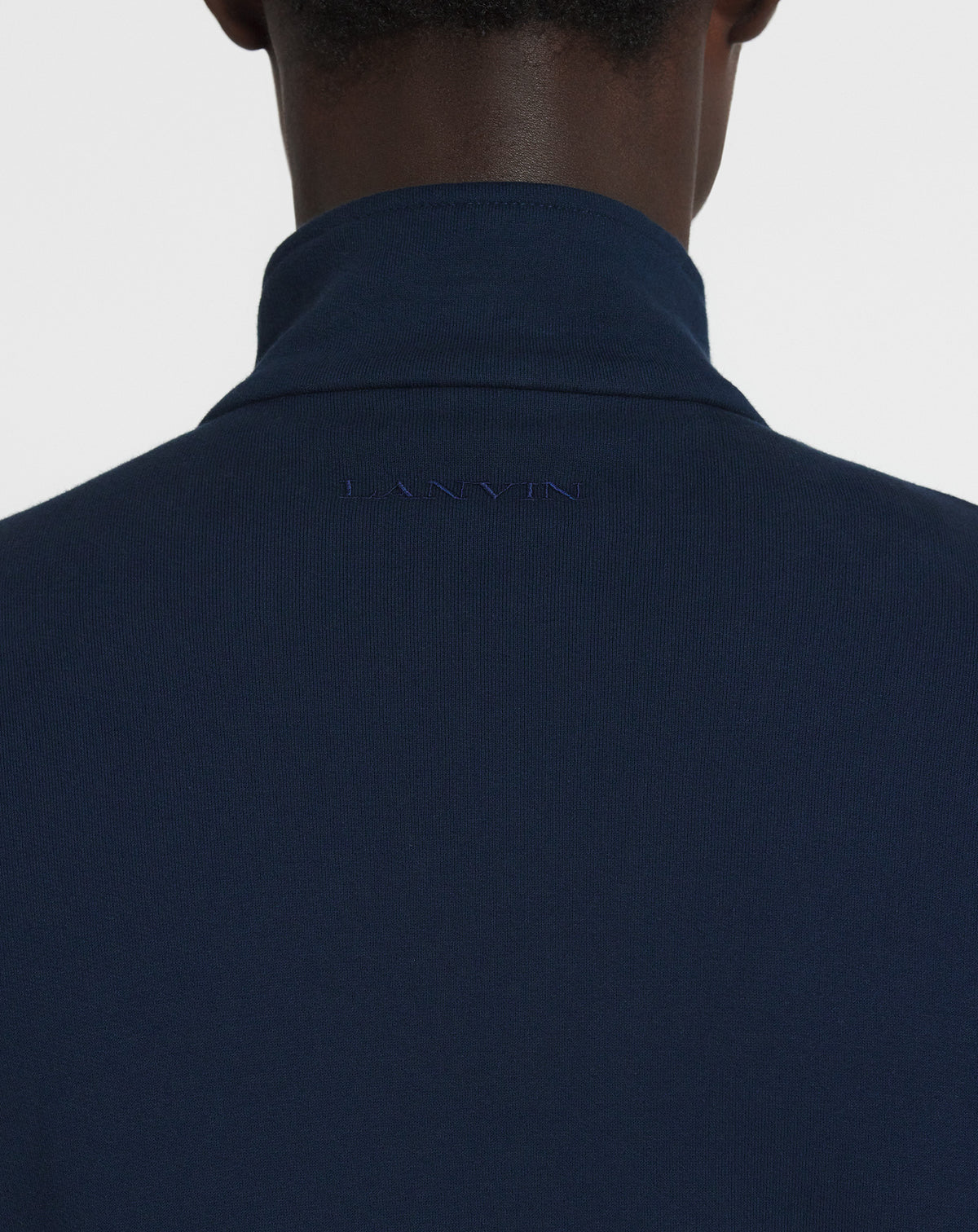 Blouson zippé Curb - Bleu Pétrole