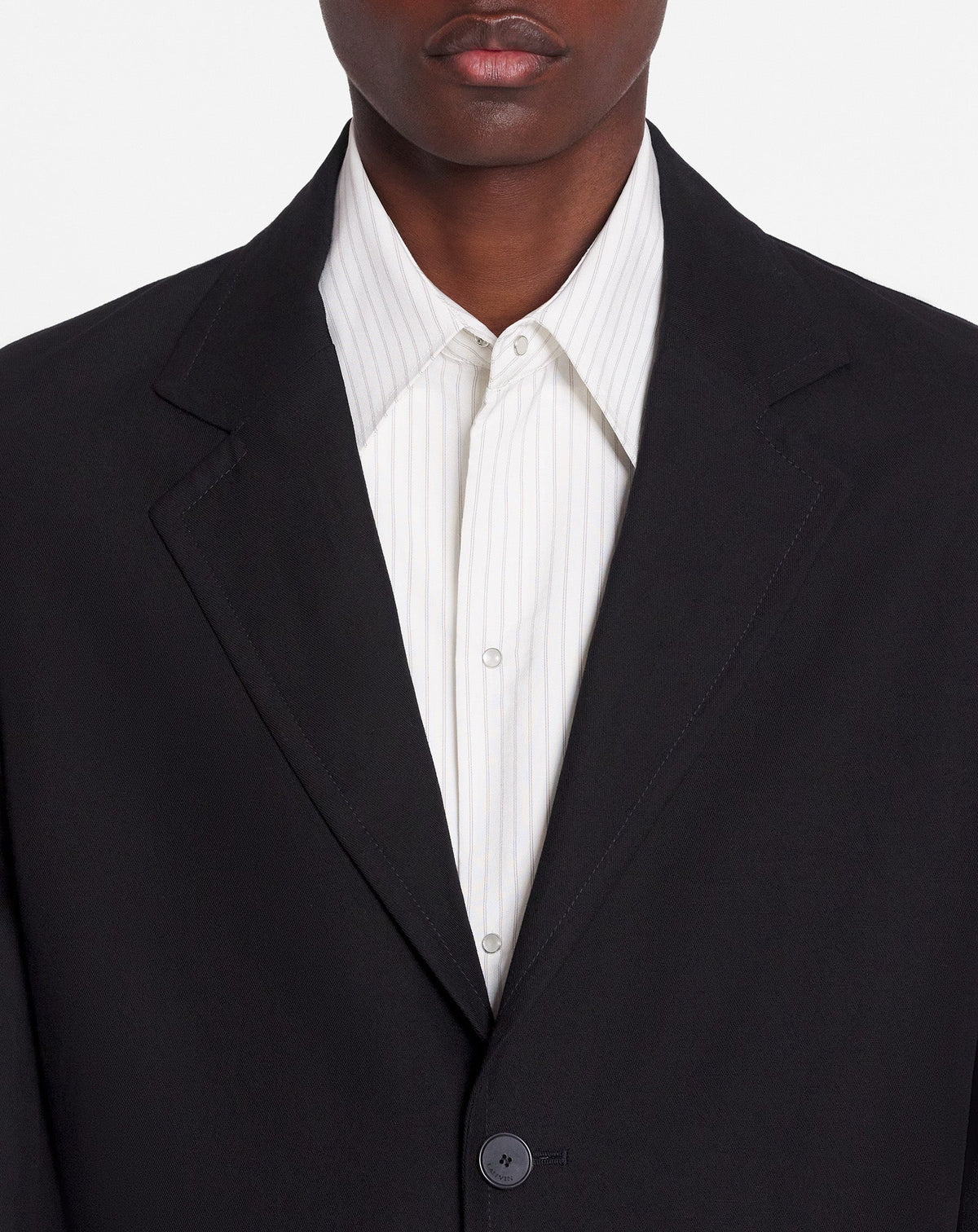 Veste simple boutonnage - Noir
