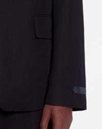 Veste simple boutonnage - Noir