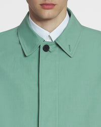 Manteau car coat - Vert de Gris