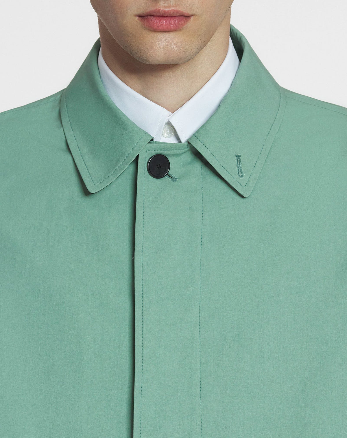 Car coat - Vert de gris