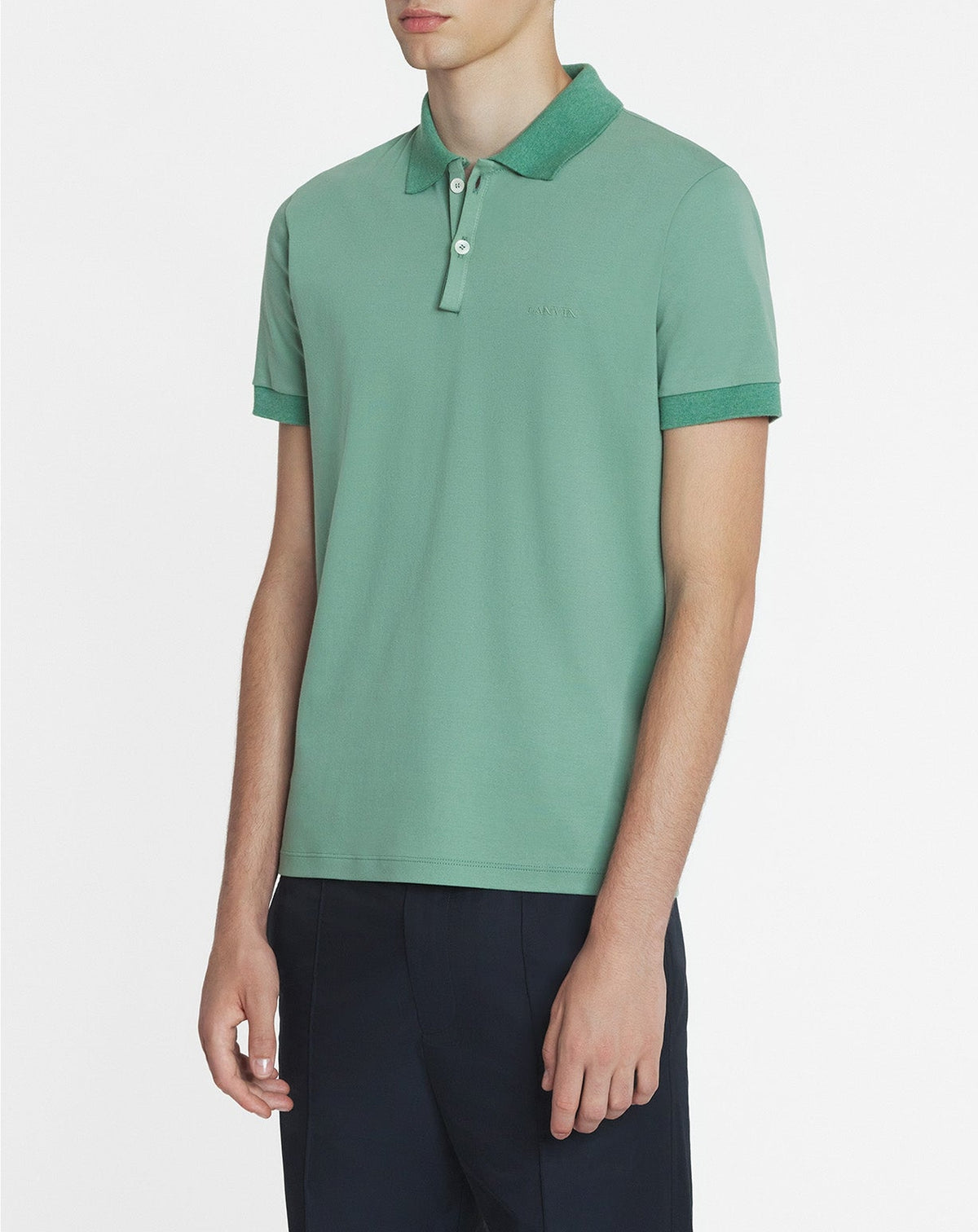 Polo classique - Vert de Gris