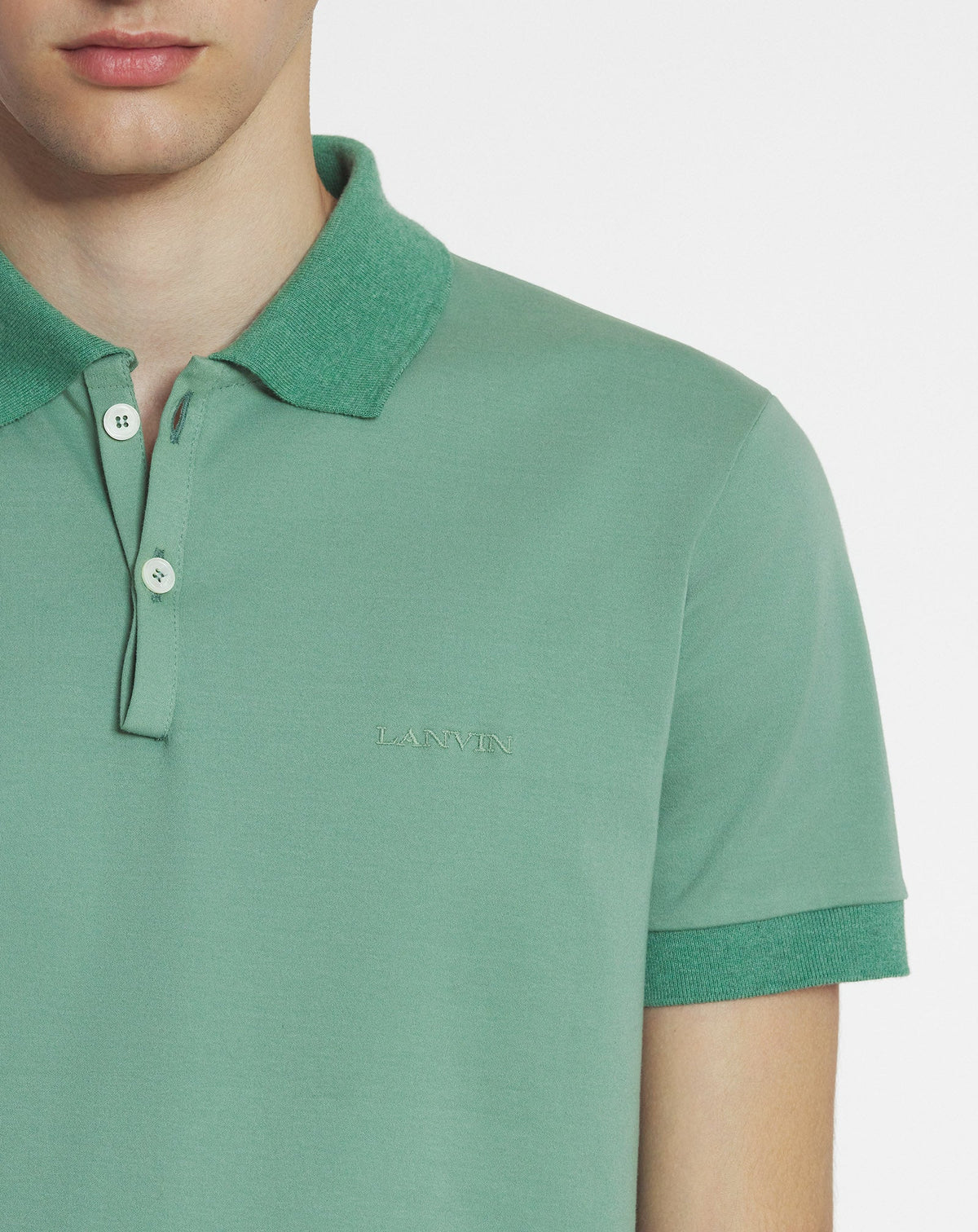 Polo classique - Vert de gris